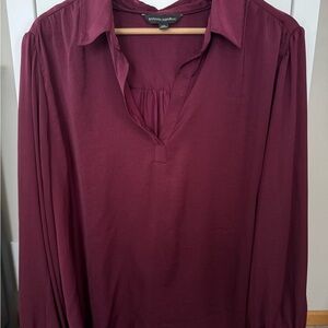 Banana Republic Deep Red Blouse